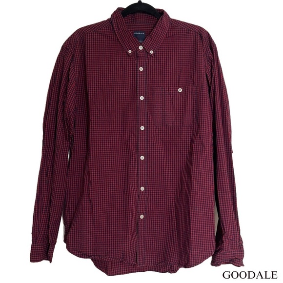 GOODALE Designed in New York Men’s Long Sleeve Button Up Shirt - XL - Picture 1 of 7